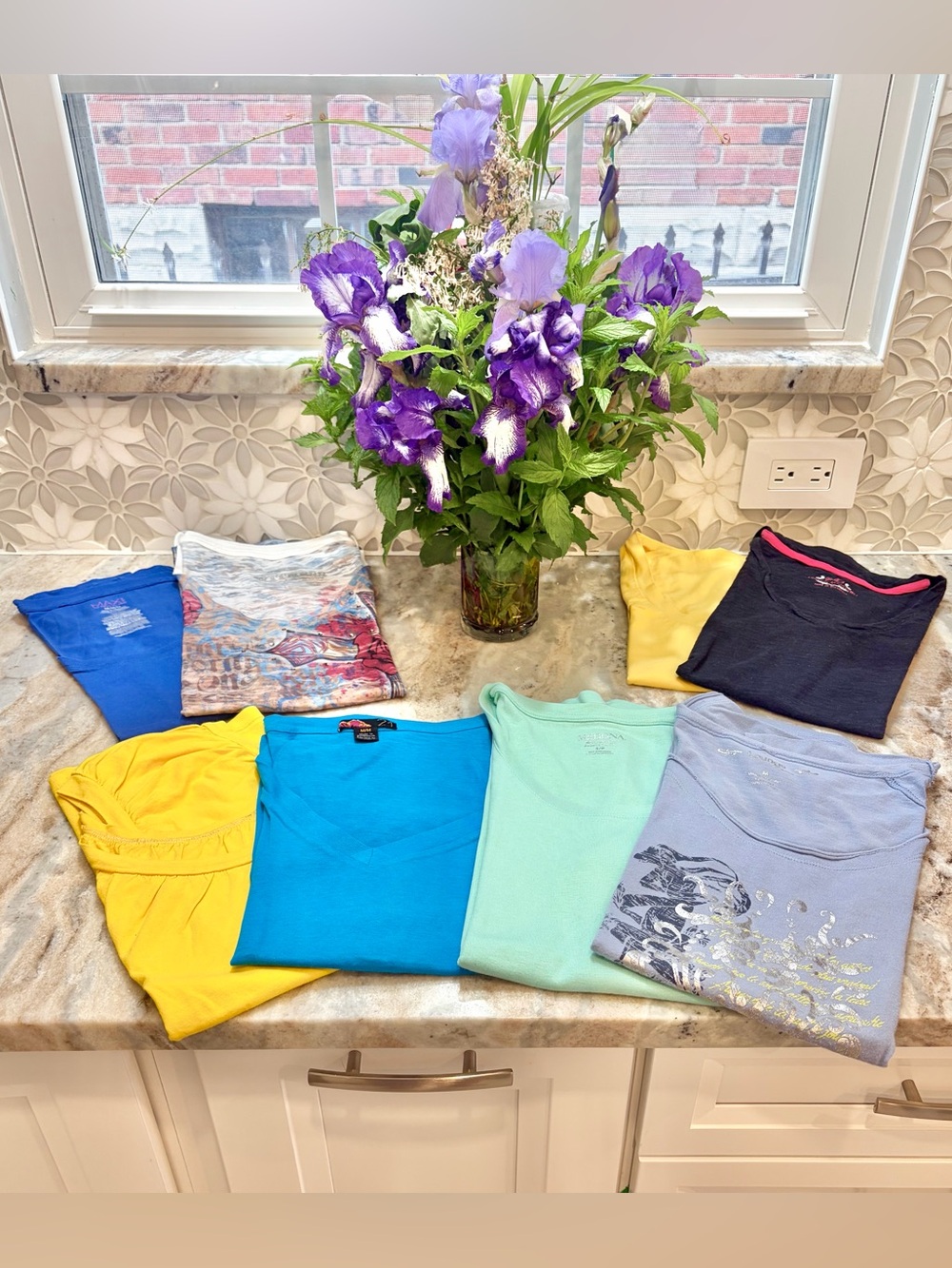 8-Pack, Women’s Short Sleeve Tops